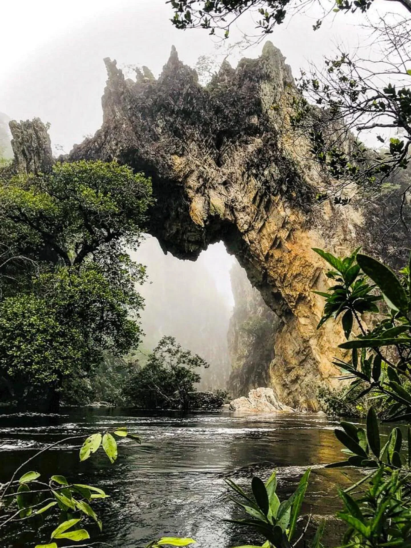 Ponte de Pedra na Reserva Renascer, Chapada dos Veadeiros