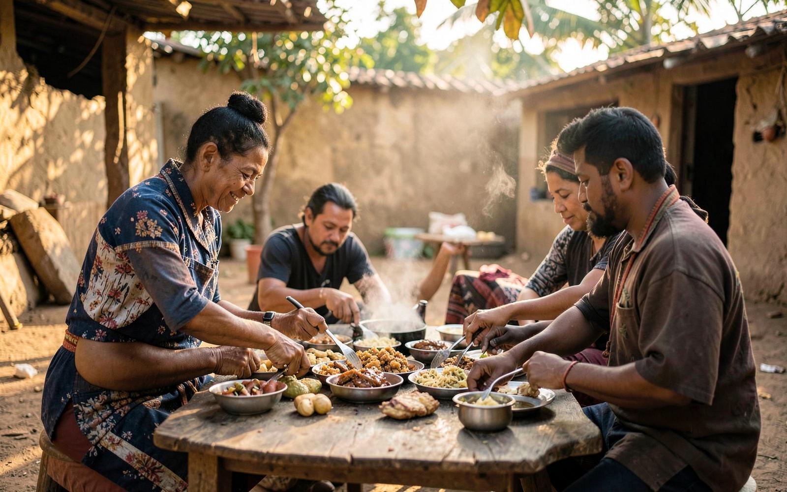Vivência demonstrativa de culinária comunitária